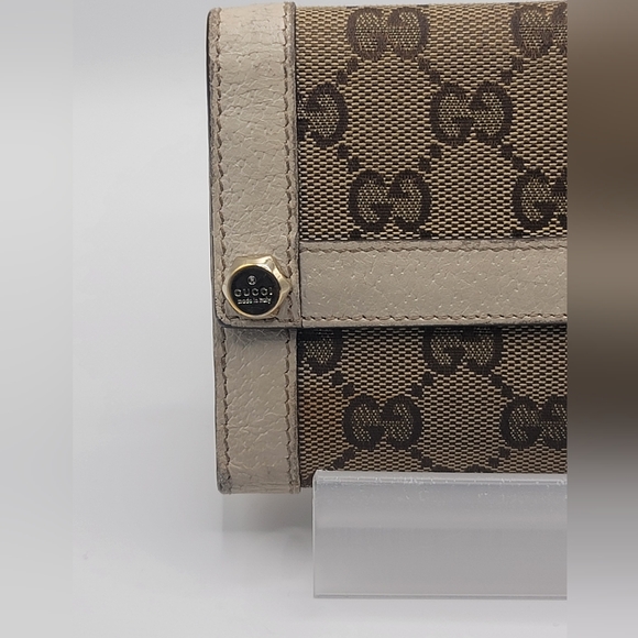 GUCCI GG CANVAS CHARMY CONTINENTAL WALLET - Picture 5 of 13